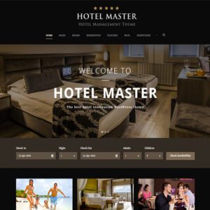 Hotel Rezervasyonu İçin Otel WordPress Teması- Hotel Master