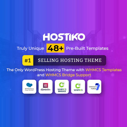 Hostiko WordPress WHMCS Hosting Theme Hostiko WordPress WHMCS Barındırma Teması - Görsel 1