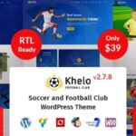 Khelo – Soccer & Spor WordPress Teması