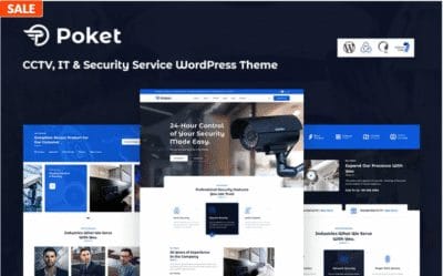 Poket - CCTV, IT And Security Service Responsive WordPress Theme