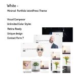 White – Minimal Portfolio WordPress Theme