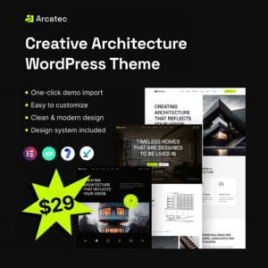 Arcatec – Architecture and Interior WordPress Theme