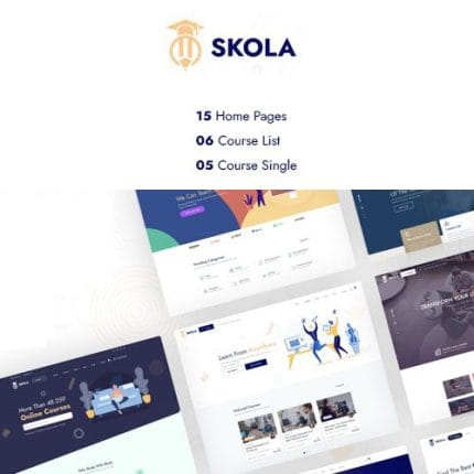 Skola - LMS Online Courses WordPress Theme
