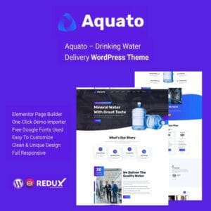 Aquato – Drinking Water Delivery WordPress Theme