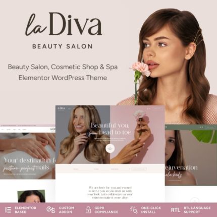 La Diva – Beauty Salon & Spa WordPress Theme