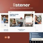 Listener – Psychology, Counseling & Therapy WordPress Theme