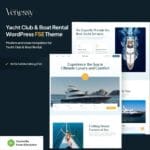 Venessy – Yacht Club & Boat Rental Gutenverse FSE WordPress Theme