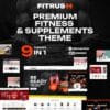 Fitrush – Fitness and Health Supplements WordPress Theme