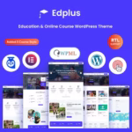 Edplus - Education & Online Course WordPress Theme + RTL