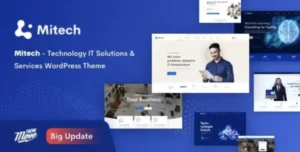 Mitech Pro – Technology IT Solutions & Services WordPress Theme