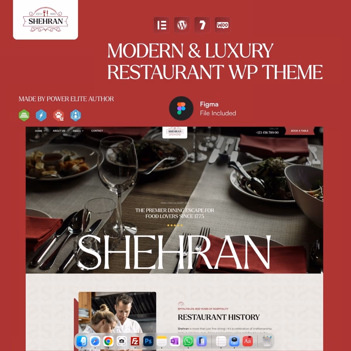 Shehran - Restaurant WordPress Theme