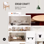 ErgoCraft – Furniture Shop WordPress Theme
