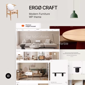 ErgoCraft – Furniture Shop WordPress Theme