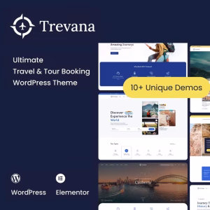 Trevana - Travel & Tour Booking WordPress Theme