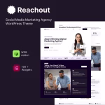 Reachout - Social Media Marketing Agency WordPress Theme