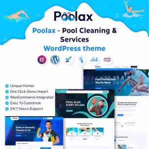 Poolax – Pool Cleaning & Services WordPress Theme