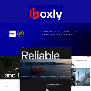 Boxly - Transportation, Logistics, Cargo WordPress Theme