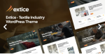 Extice - Textile Industry WordPress Theme