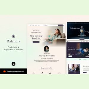 Balancia - Psikoloji Danışmanlığı & Psikiyatrist WordPress Teması