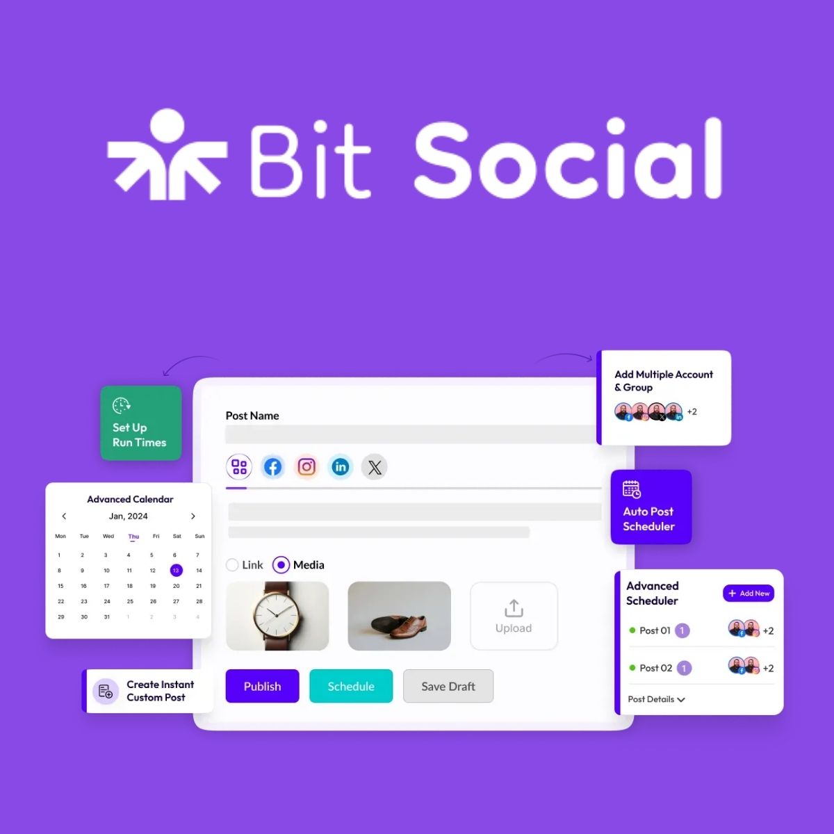 Bit Social Pro