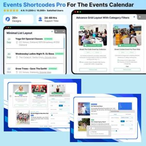 Events Shortcodes & Block Pro For The Events Calendar