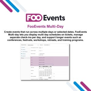 FooEvents Multi-Day