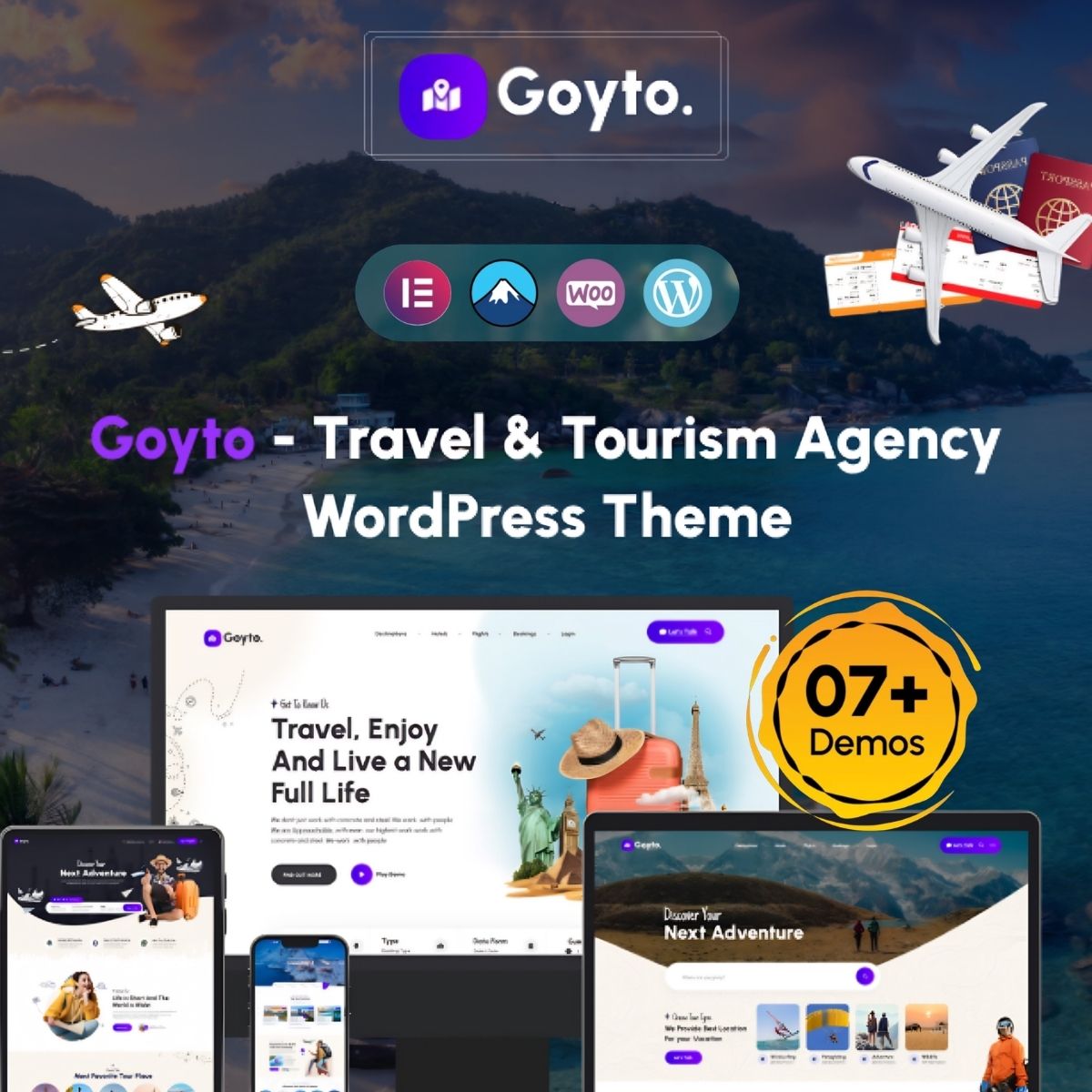 Goyto - Travel WordPress Theme