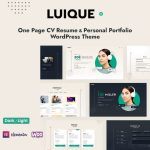 Luique - Personal Portfolio WordPress Theme