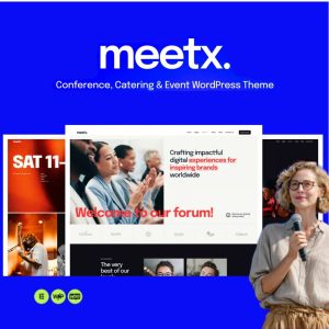 Meetx - Conference, Catering & Event WordPress Theme