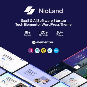 Nioland - SaaS & Software Startup Tech WordPress Theme