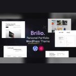 Personal Portfolio WordPress Theme - Brilio