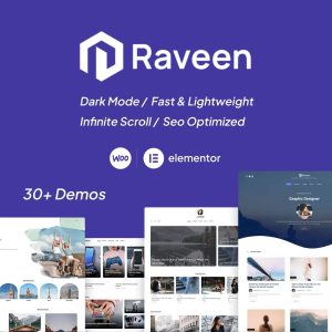 Raveen | Personal Blog & Magazine WordPress Theme