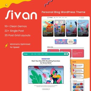 Sivan | Blog & Magazine WordPress Theme