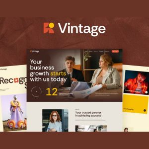 Vintage - Retro Flat Multi-Purpose WordPress Theme