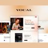 Vocal - Singing, Voice Artist & Sound Recording WordPress Theme + Online Store