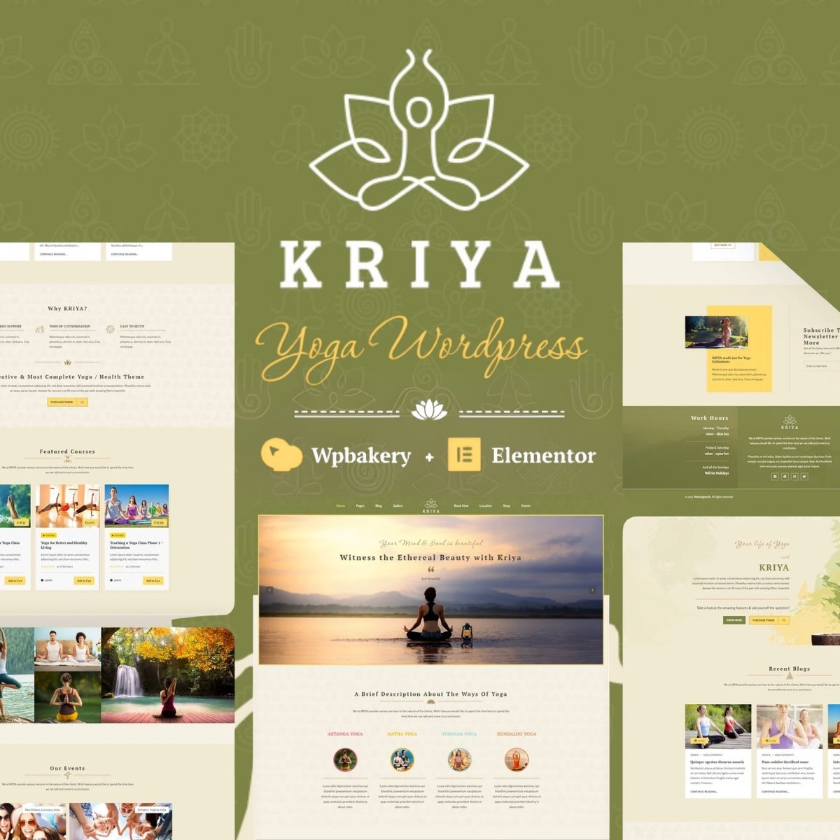 Kriya - Yoga WordPress Theme