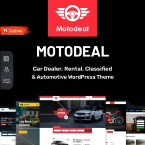 Motodeal - Araç Satıcı & İlan WordPress Teması