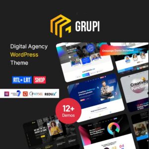 Grupi - Digital Agency WordPress Theme